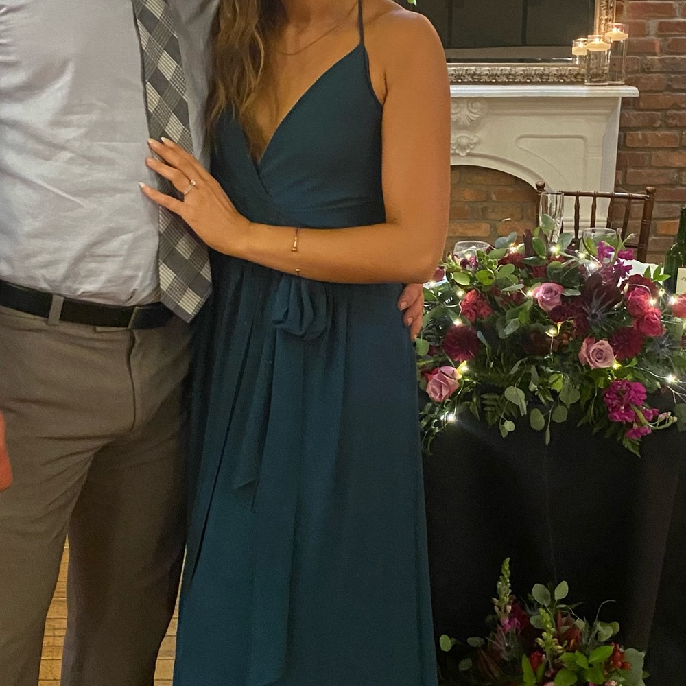 Jade green bridesmaid dress- Revelry size XS. Worn once for an October wedding